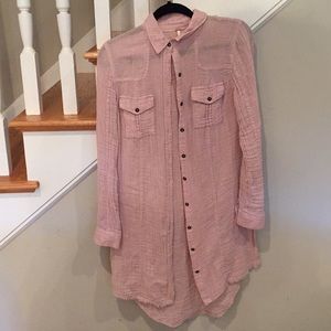 Free People flannel- never worn